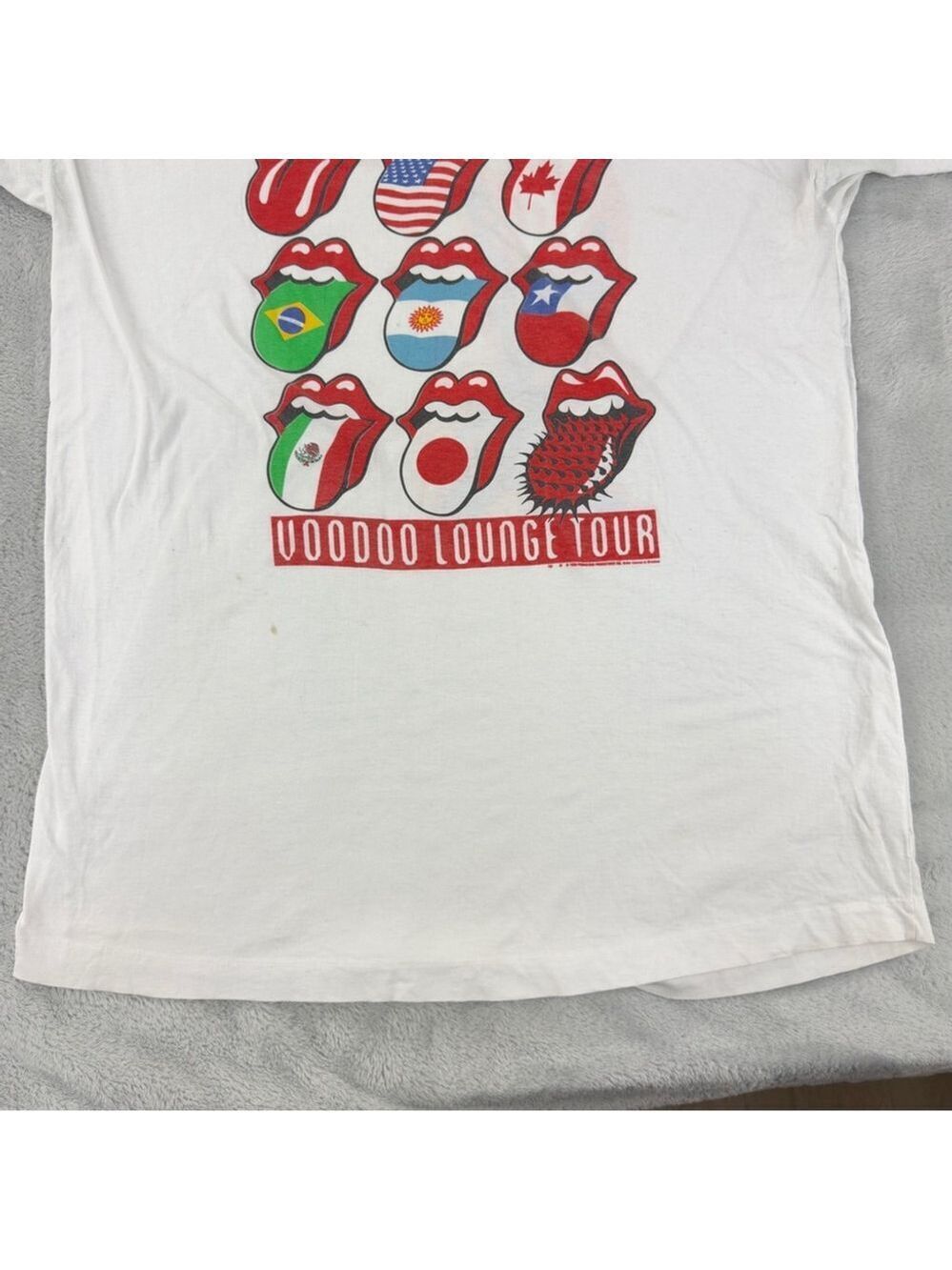 Vintage Rolling Stones Men's Size XL 1994-1995 Voodoo Lounge Single Stitch Shirt - Picture 13 of 16